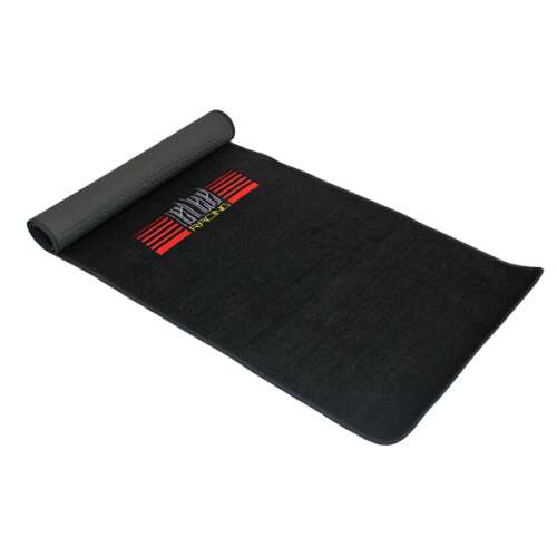 Next Level Racing Floor Mat, black racing mat with Next Level Racing logo, for sim racing setups