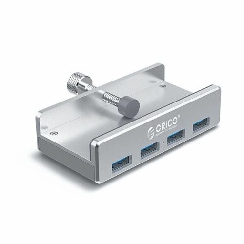 Orico USB3.0 Hub - MH4PU-SV /161/(4 port, Bemenet: USB-A, Kimenet: 4xUSB-A, rögzíthető, ezüst) 173478329 - Orico