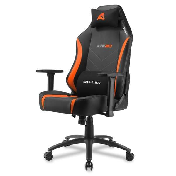 Sharkoon gamer szék - skiller sgs20 black/orange (állítható magas...