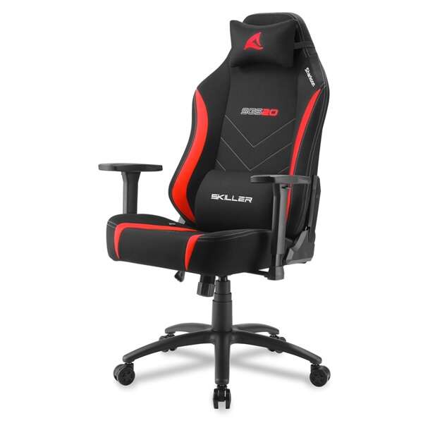 Sharkoon gamer szék - skiller sgs20 fabric red (állítható magassá...