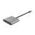 Adaptér Trust USB-C na HDMI, USB-C a USB 3.1, sivý, hliníkový