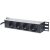 Manhattan hub - 10" Rackmount hub, 4 sockets, LED light, 1.8m 68220537