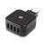 Ładowarka USB Conceptronic ALTHEA04B 4-portowa, czarna