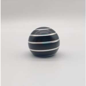 Desktop Gyro Spinner, Stress Reliever, ADHD Anxiety, Spherical, 54 mm, Aluminum, Black