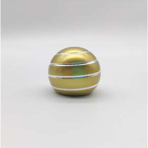 Desktop Gyro, Kinetic, Spinning, Stress Relief, Anxiety, ADHD, Spherical, 54 mm, Aluminum, Gold