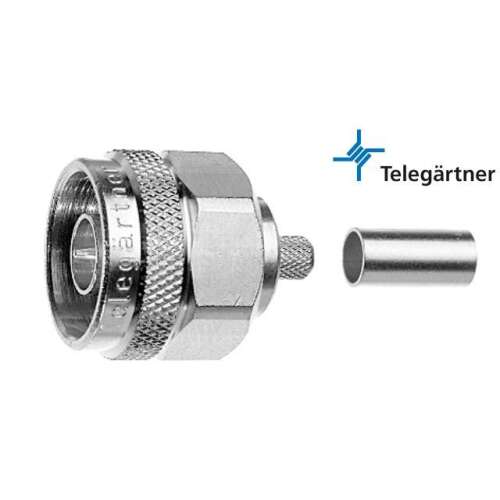 Telegärtner RG-174 Koaxiális Dugó - Krimpelhető