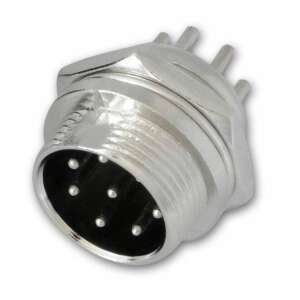 8 pólusú mikrofon aljzat (anyás) - Csatlakozó