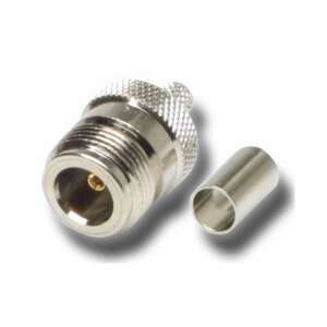 RG-58 krimpelhető csatlakozó, N hím N nőstény, koaxiális kábel csatlakozó - Csatlakozó