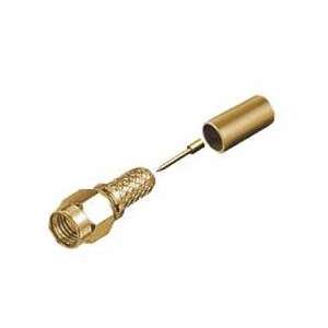 SMA dugó, krimpelhető, H-155 kábelhez, aranyozott - Csatlakozó