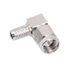 SMA dugó 90°-os, RG-58 kábelhez - Csatlakozó