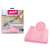 York perforated household cleaning cloths, 3 pack, pink color, in packaging