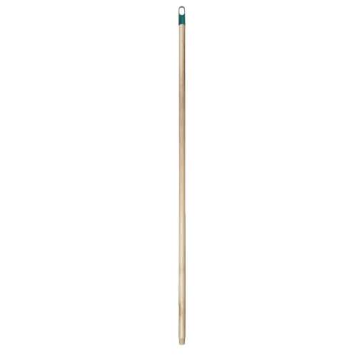 York 130cm wooden broom handle, azur color