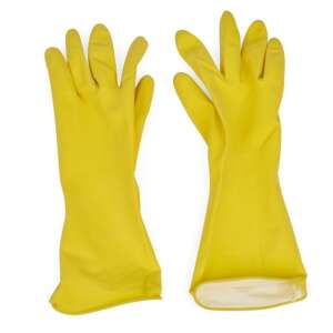 York yellow rubber household gloves, size L - Cleaning Tool