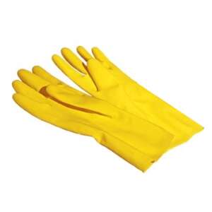 Yellow rubber gloves, size L - YORK