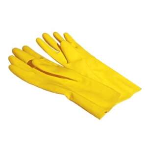 Yellow rubber gloves, size M - YORK