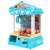 Blue and yellow candy catcher game with light and sound effects, 10 balls and 12 coins included