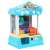 Blue and yellow candy catcher game with light and sound effects, 10 balls and 12 coins included