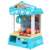 Blue and yellow candy catcher game with light and sound effects, 10 balls and 12 coins included
