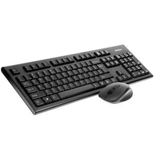 Bezdrôtová klávesnica a myš A4Tech V-TRACK 2.4G 7100N RF NANO, čierna - A4Tech