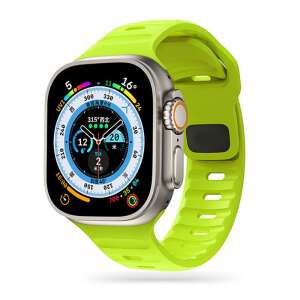 Tech-Protect Iconband Line limegrünes Apple Watch Armband für Serie 4, 5, 6, 7, 8, SE und Ultra - Tech-Protect