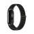 Tech-Protect nylon strap for Xiaomi Smart Band 8 / 8 NFC in black, back view