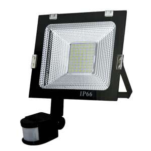 30W LED Flood Light with Motion Sensor, IP66 Waterproof, Outdoor Security Lighting - Lamp & Lighting