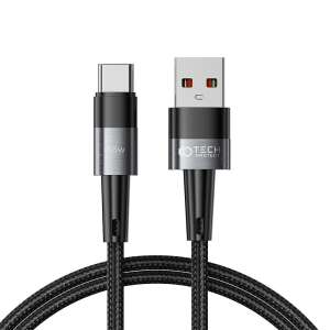 Kábel Tech-Protect UltraBoost USB-C do USB-A, 66W/6A, 100cm, sivý - Tech-Protect