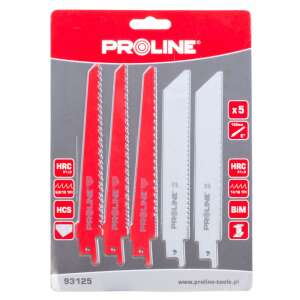 Proline 93125 fűrészlap készlet, 5 db, 152 mm, fa és fémhez - Proline