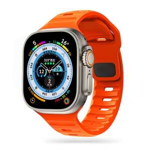 Pás Tech-Protect Iconband Line v oranžovej farbe pre Apple Watch Series 4, 5, 6, 7, 8, SE a Ultra (42/44/45/49 mm) - Tech-Protect