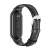 Tech-Protect Leatherfit Xiaomi Smart Band 8 / 8 NFC Black Strap, back view of the strap