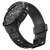 Spigen Rugged Armor Pro Galaxy Watch 6 Classic 47mm Black Case, angled view