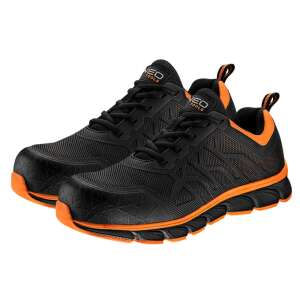 NEO TOOLS safety shoes, black with orange accents, size 43, S1 SRC, composite toe cap - Neo Safety footwear