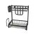 VG-07127 - Two-Tiered Dish Drying Rack, Black 65449450