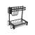 VG-07127 - Two-Tiered Dish Drying Rack, Black 65449450