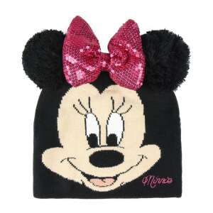 Minnie Mouse winter hat with pink bow and pom poms - Kids' Hat & Set