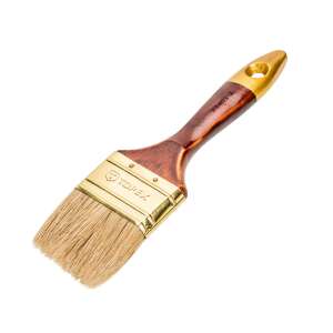 Topex 2.5 inch flat paint brush with wooden handle - Paint Brush