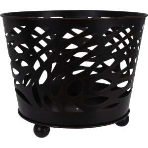 Ambiance Außenkamin, schwarz, Metall, 35x45 cm - Feuerstellen im Freien