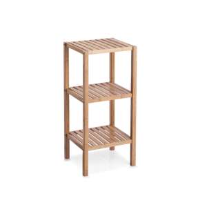 Zeller bamboo shelf, 3-tier, brown, 37x33x80 cm - Nursery Furniture