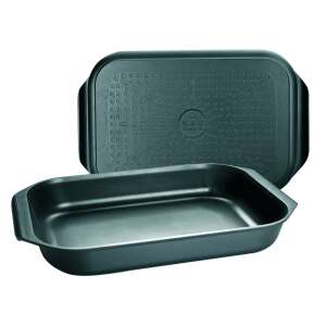 Ibili Induplus aluminum baking tray, 40x26x6,5cm, black - Tray