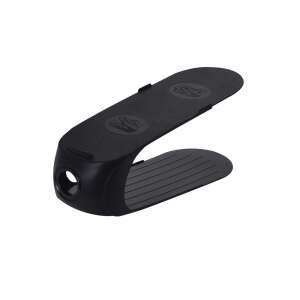 Black plastic shoe organizer, Excellent Houseware, 4-pack - Shoe Storage