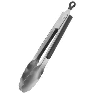 Kuchynské kliešte Judge z nehrdzavejúcej ocele, strieborné a čierne - Judge