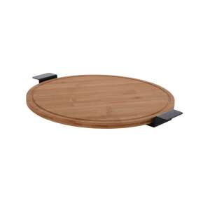 Servírovací tácka Excellent Houseware z bambusu, 40 cm, s rukoväťami - Servírovacie misky