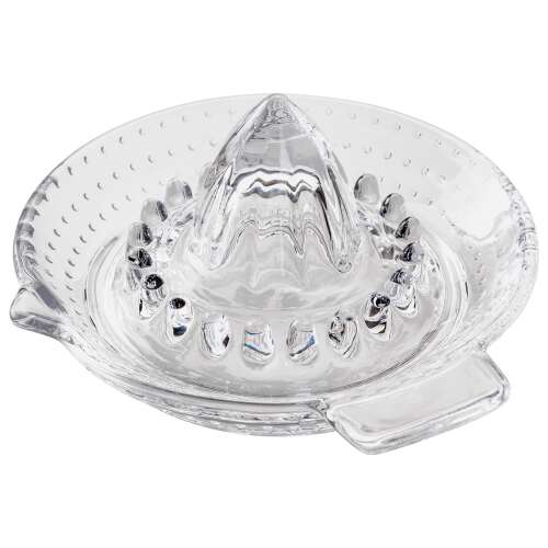 Judge glass citrus press, clear, with handles