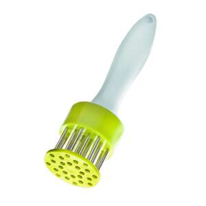 Ibili meat tenderizer, stainless steel needles, white and green plastic handle, kitchen gadget - Kitchen Utensils & Gadget