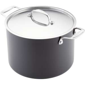 Stellar hard anodized stock pot with lid - Stellar