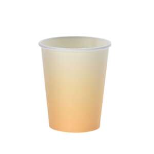 10 pack of orange ombre paper cups, Excellent Houseware - Disposable Cup