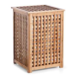 Zeller Laundry Basket, Bamboo, 40x40x58 cm, Brown 65459902