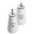 Zeller ceramiczny zestaw dozowników do oleju i octu, biały, po 260 ml, wzór serca