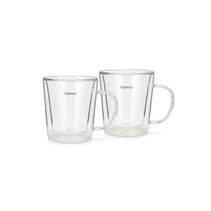Fissman Borgia double-walled glass mugs, 2 pieces, 320 ml - Nonbrand Mug