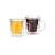 Fissman Borgia double-walled glass mugs with tea and coffee, 2 pieces, 320 ml